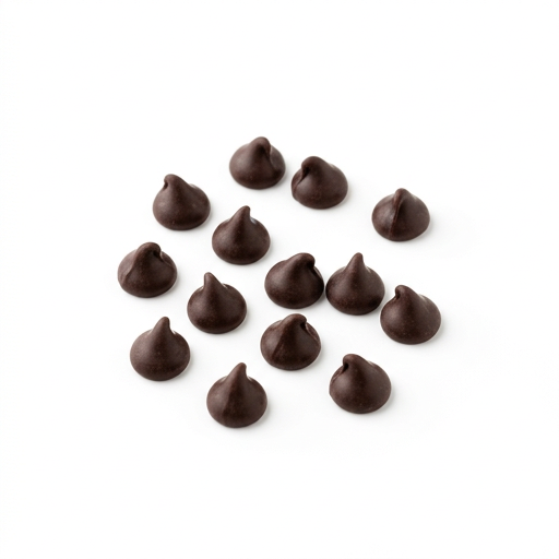 Semi-sweet chocolate morsels — moderate toxicity risk for dogs at 160 mg theobromine per ounce